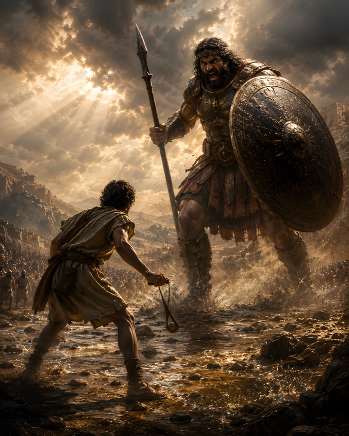 David and Goliath